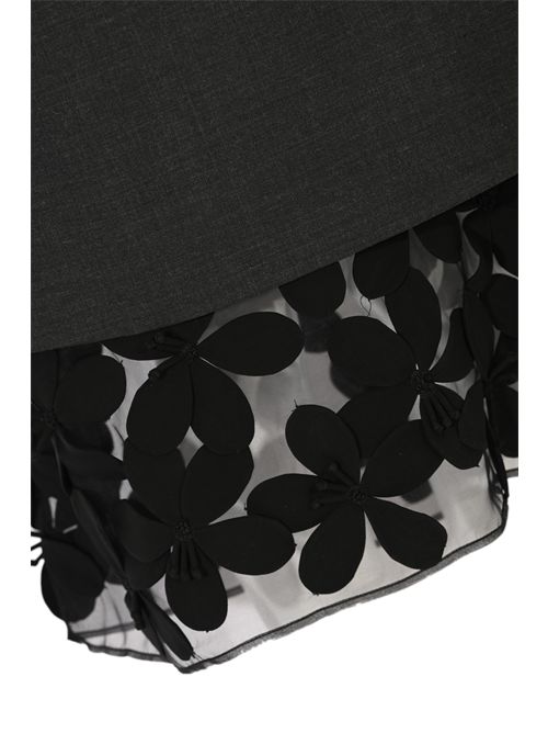 Abito Artemisia in fresco di lana con dettagli in organza Liviana Conti | L5WP26Y49-0